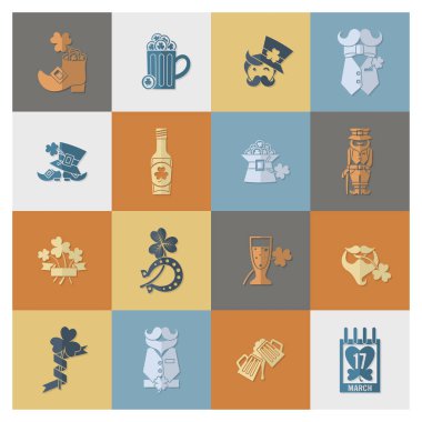 Saint Patricks Day Icon Set