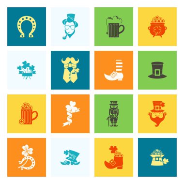 Saint Patricks Day Icon Set