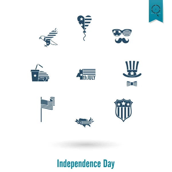 Unabhängigkeitstag der Vereinigten Staaten — Stockvektor