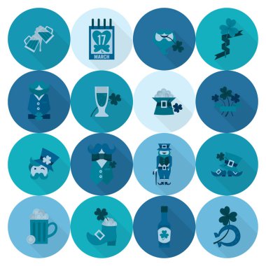 Saint Patricks Day Icon Set