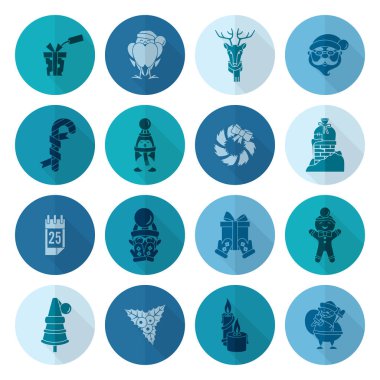 Noel ve Kış simgeleri koleksiyonu