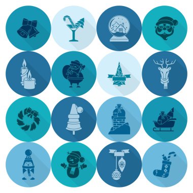 Noel ve Kış simgeleri koleksiyonu