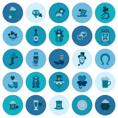 Saint Patricks Day Icon Set