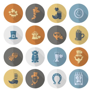 Saint Patricks Day Icon Set