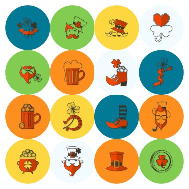 Saint Patricks Day Icon Set