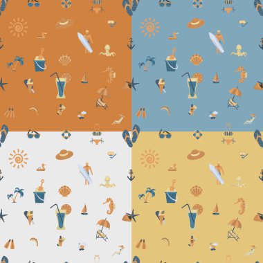 farklı renklerde dört arka plan