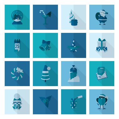 Noel ve Kış simgeleri koleksiyonu