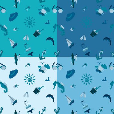 farklı renklerde dört arka plan