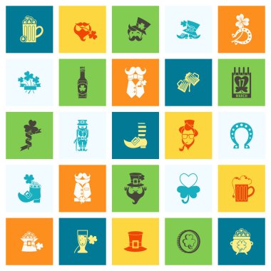 Saint Patricks Day Icon Set