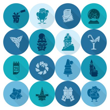 Noel ve Kış simgeleri koleksiyonu