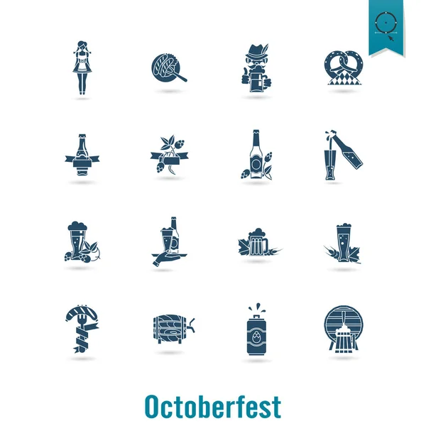 Festival de cerveza oktoberfest — Vector de stock