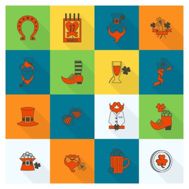 Saint Patricks Day Icon Set