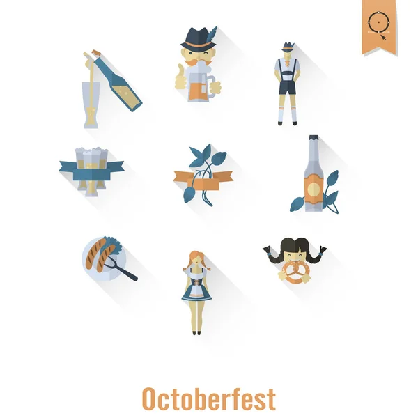 Oktoberfest Bierfest — Stockvektor