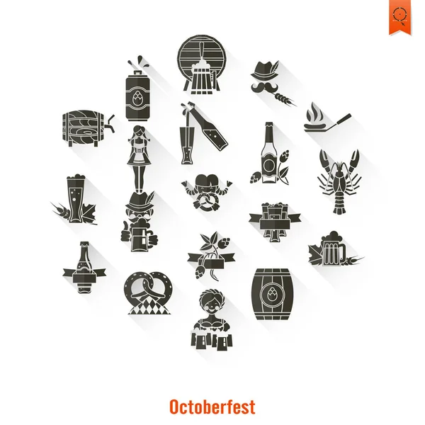 Festiwal piwa oktoberfest — Wektor stockowy