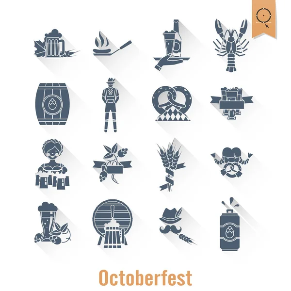 Ekim Festivali Bira Festivali — Stok Vektör