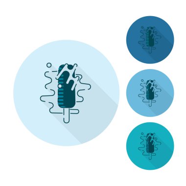 Çikolatalı dondurma bir sopa