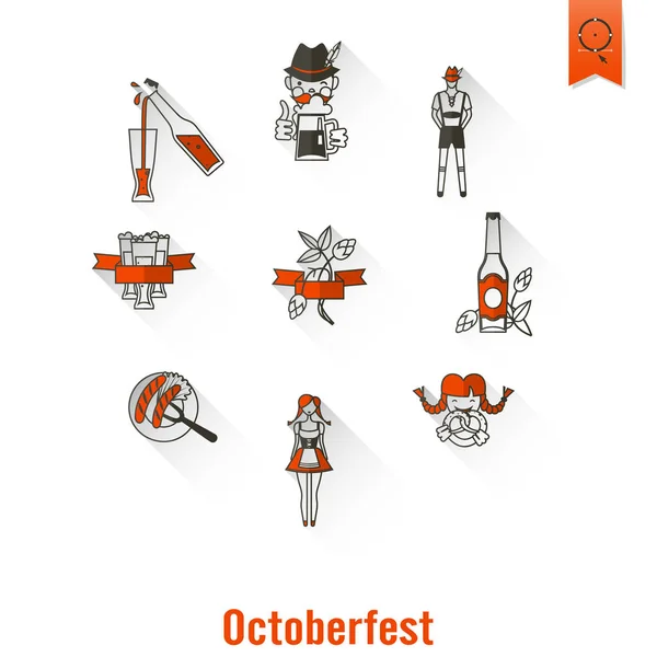 Oktoberfest Beer Festival — Stock Vector