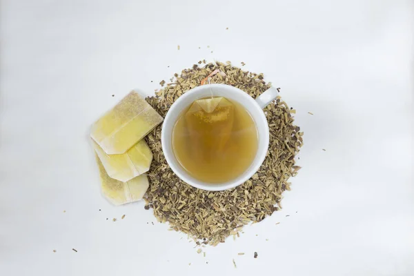 Infusion of licorice and turmeric in white well - Glycyrrhiza glabra