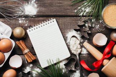 Xmas pişirme veya arka plan pişirme.