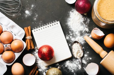 Xmas pişirme veya arka plan pişirme.