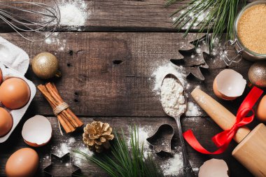 Xmas pişirme veya arka plan pişirme.