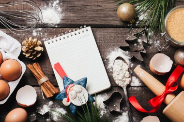 Xmas pişirme veya arka plan pişirme.