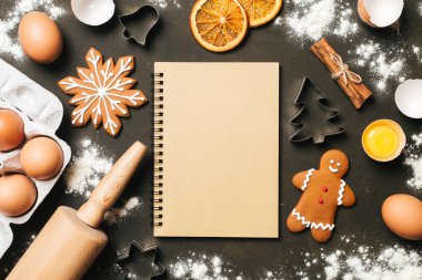 Xmas pişirme veya arka plan pişirme.