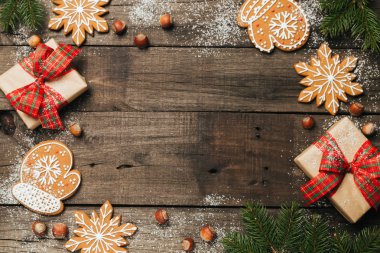 Xmas arka plan metin için yer ile