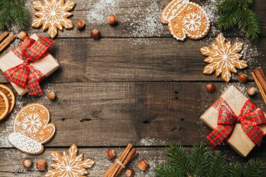 Xmas arka plan metin için yer ile