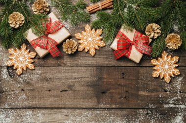 Xmas arka plan metin için yer ile
