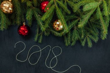 Noel arka plan. Metin eklemek için arka plan. Yeni yıl 2018