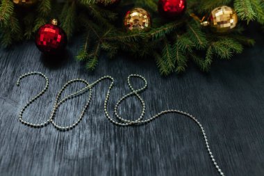 Noel arka plan. Metin eklemek için arka plan. Yeni yıl 2018