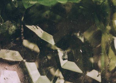 Doku desenleri cam, yeşil cam, arka plan görüntüsü