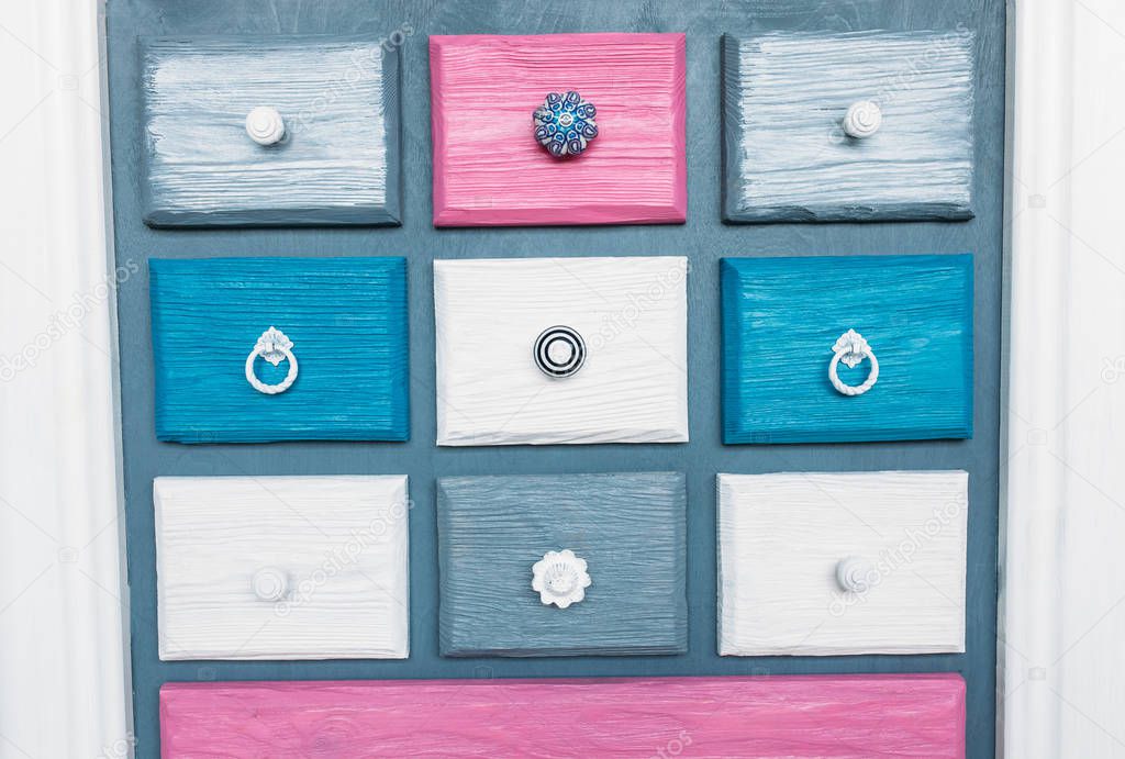 Beautiful decorative drawers, at home or at work