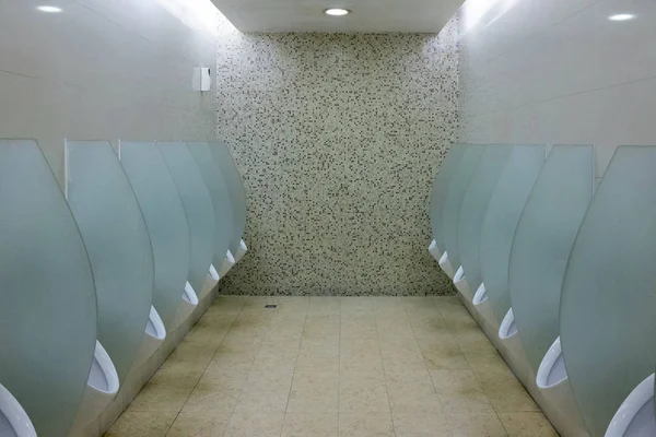 Public urinal or toilet man of department store — Stock Photo, Image