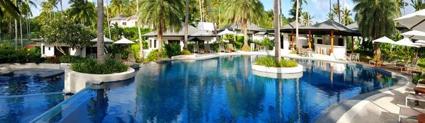 Swimming pool in the tropics — Stock Photo, Image