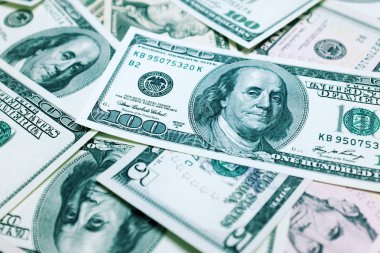 Yüz dolar faturaları arka plan