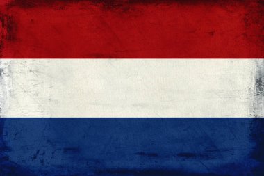 Hollanda arka plan Vintage ulusal bayrak 