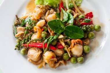 Tay kabuklu deniz ürünleri kızarmış