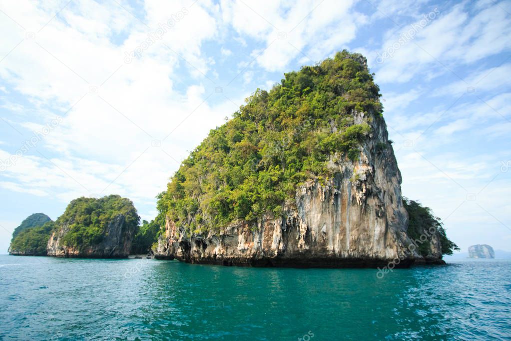 Some island near the Koh hong (Hong island) Krabi, Thailand.