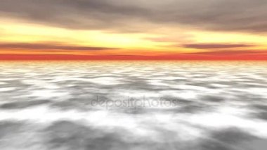 soyut manzara gri zemin ve kırmızı gorizon