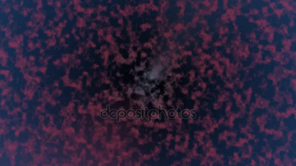 abstrait fond rouge nuages animation 