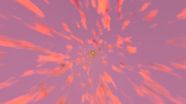 背景抽象橙色日落3D — 图库视频影像