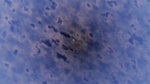 Абстрактні Фонові Плоскі Хмари — стокове відео