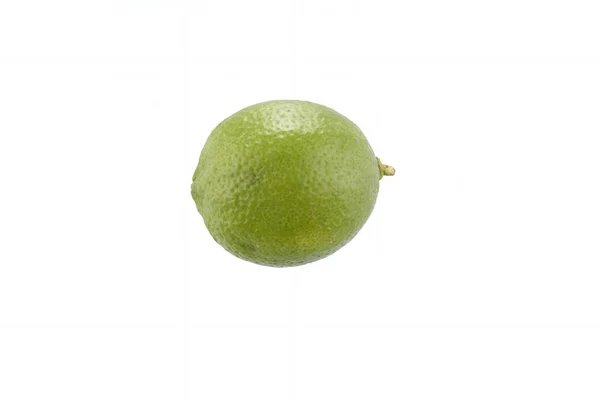 Green Lime isolated on white background — Stock Photo, Image