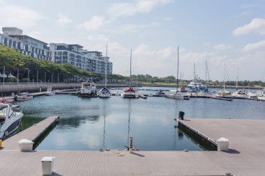 Johor Bahru, Malezya -Ağu 3, 2017: yat M bağlantı istasyonu