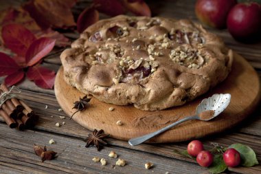 Elmalı turta charlotte tarçın ile 