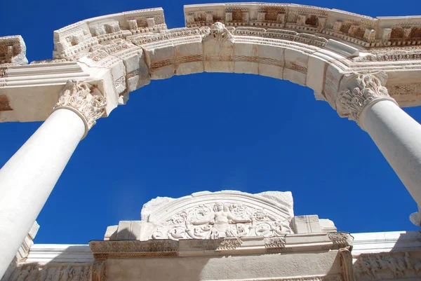 Tempel von Hadrian, Ephesus, Truthahn, — Stockfoto