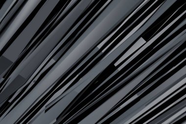 3d soyut metal çizgileri oluşturuluyor