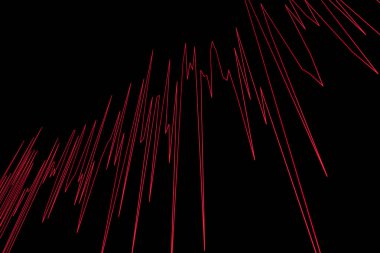 Soyut kırmızı ses dalgası